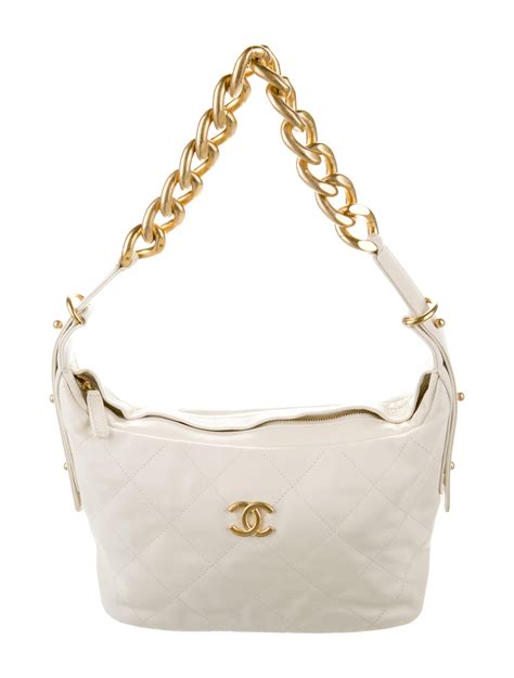 chanel hobo bag white|chanel hobo bag vintage.